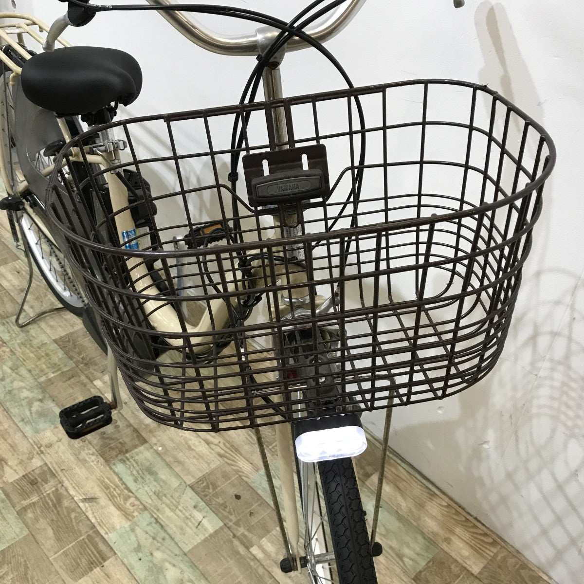 中古電動自転車 ヤマハ PAS チア ベージュ 26インチ KK003