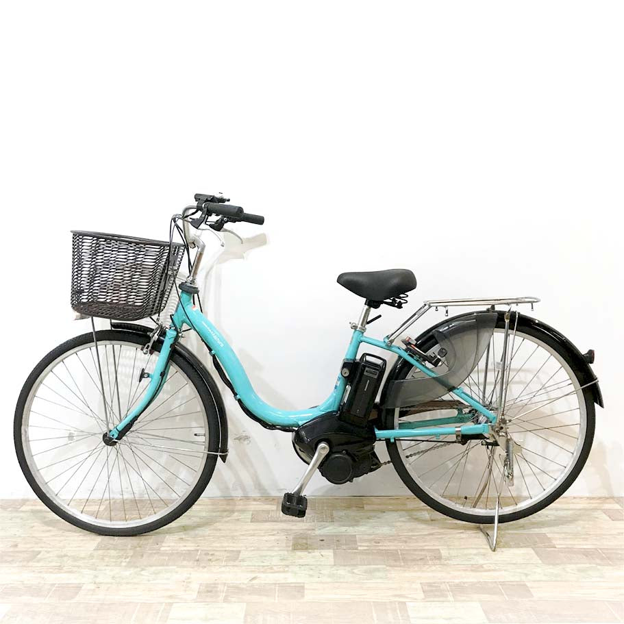 中古電動自転車 ヤマハ PAS ナチュラ ブルー 26インチ KK007