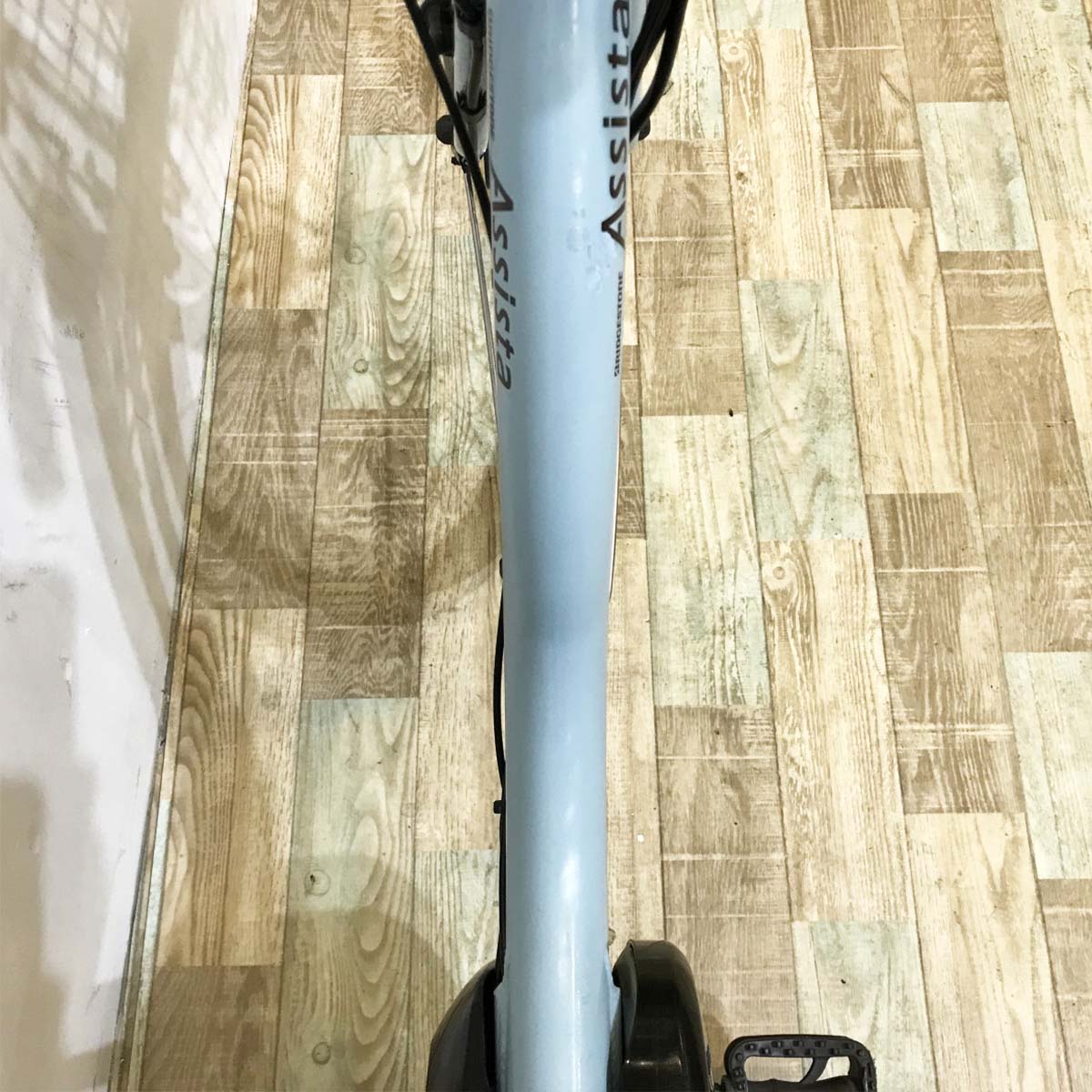 中古電動自転車 ブリヂストン アシスタファイン ブルー 26インチ KK015