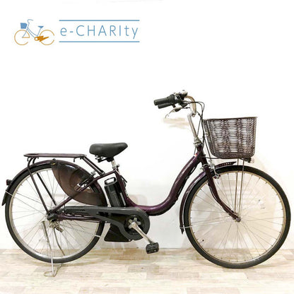 ヤマハ PAS ナチュラ パープル 26インチ KK016 【中古車】