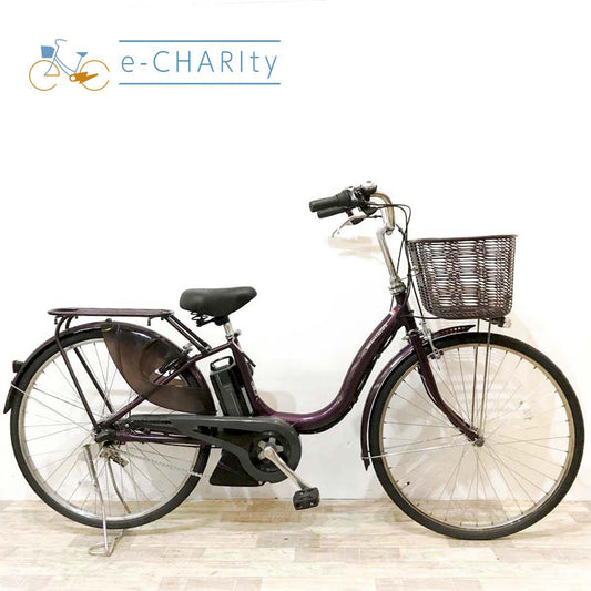 ヤマハ PAS ナチュラ パープル 26インチ KK016 【中古車】