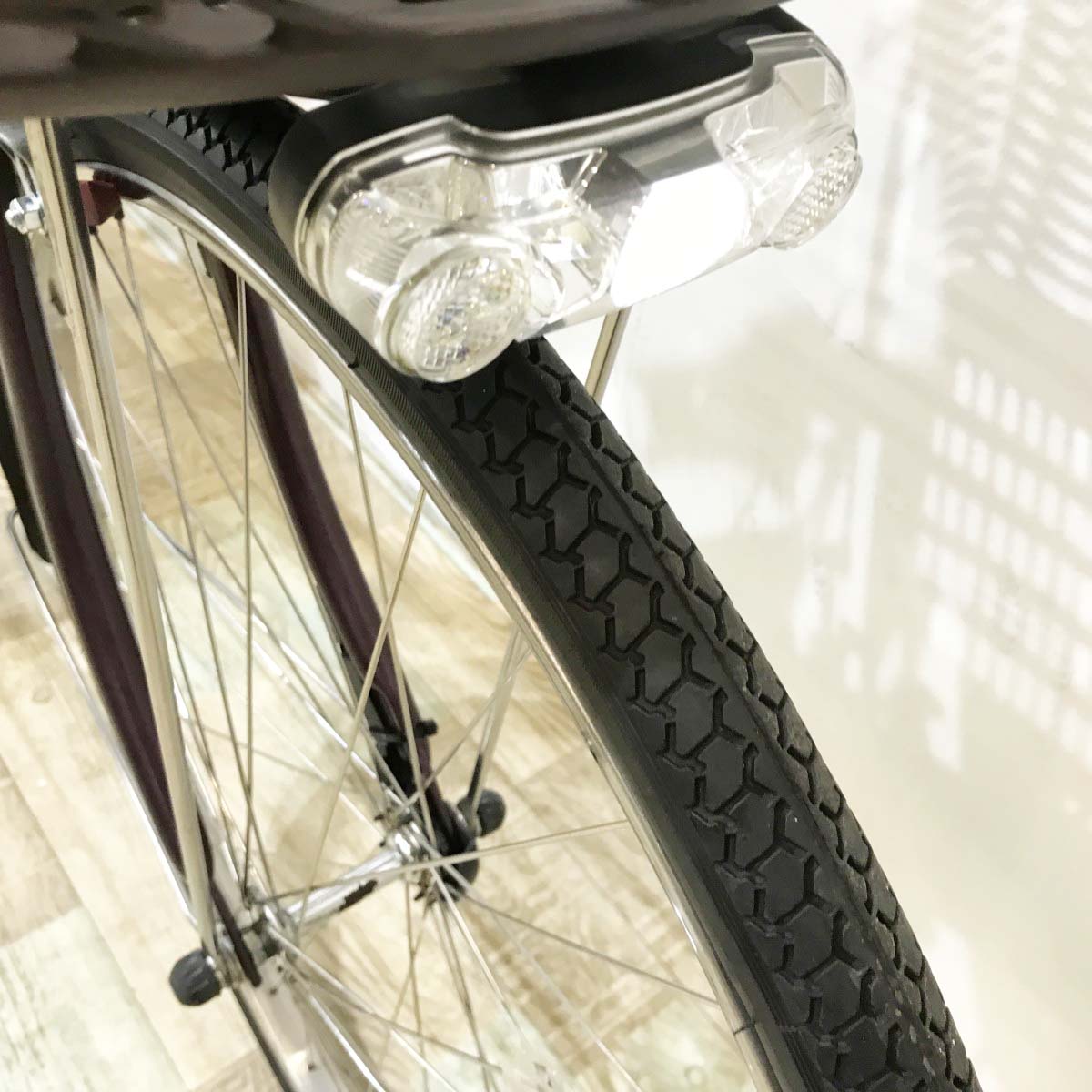 中古電動自転車 ヤマハ PAS ナチュラ パープル 26インチ KK016