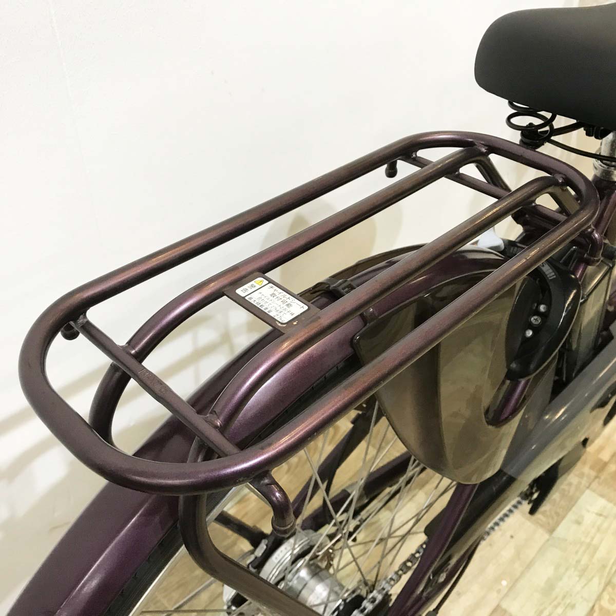 中古電動自転車 ヤマハ PAS ナチュラ パープル 26インチ KK016