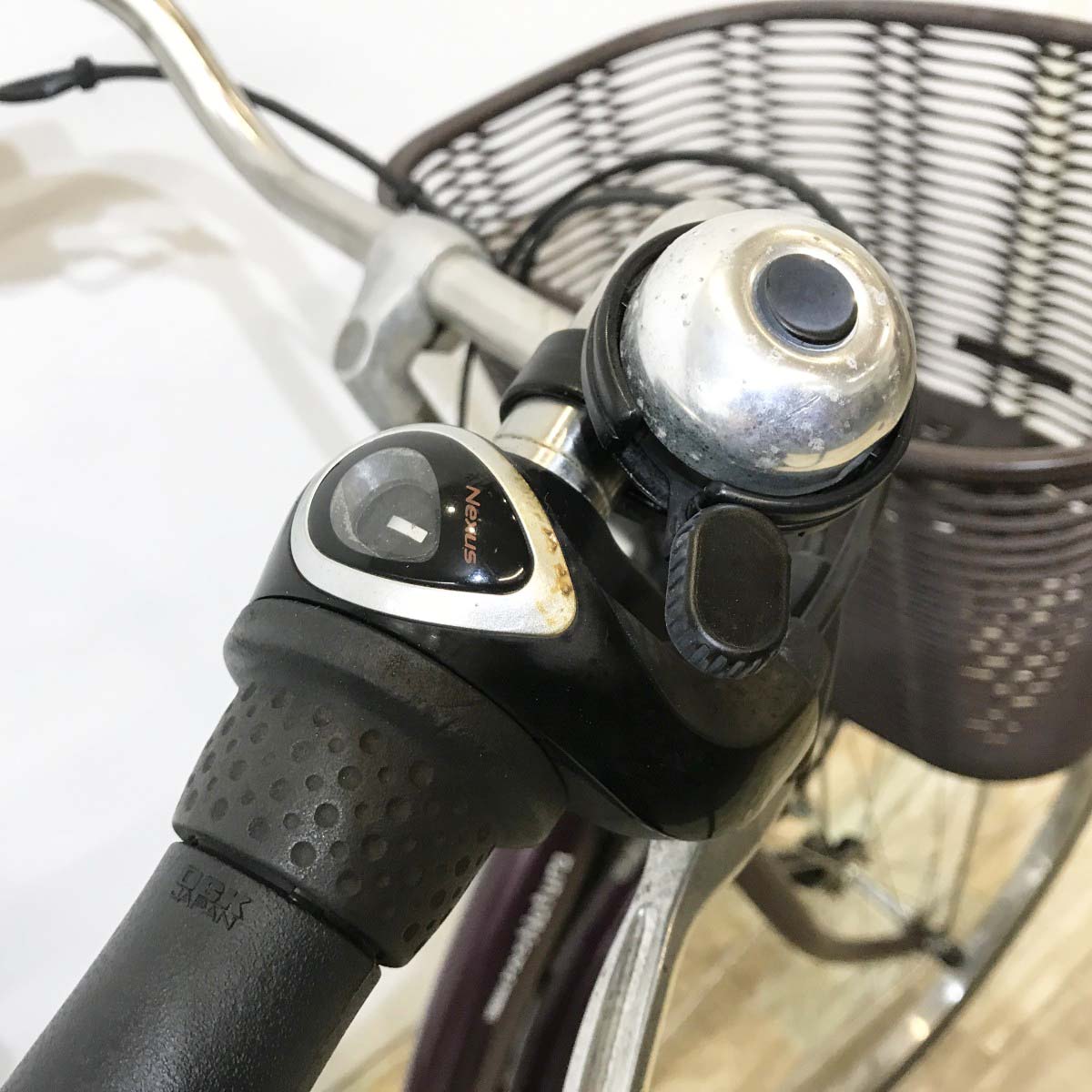 中古電動自転車 ヤマハ PAS ナチュラ パープル 26インチ KK016