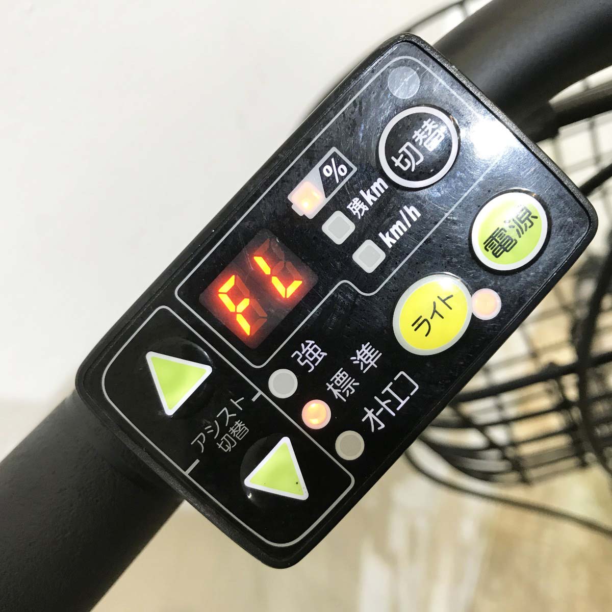 中古電動自転車 ブリヂストン アシスタポルク ブラウン 26インチ KK019