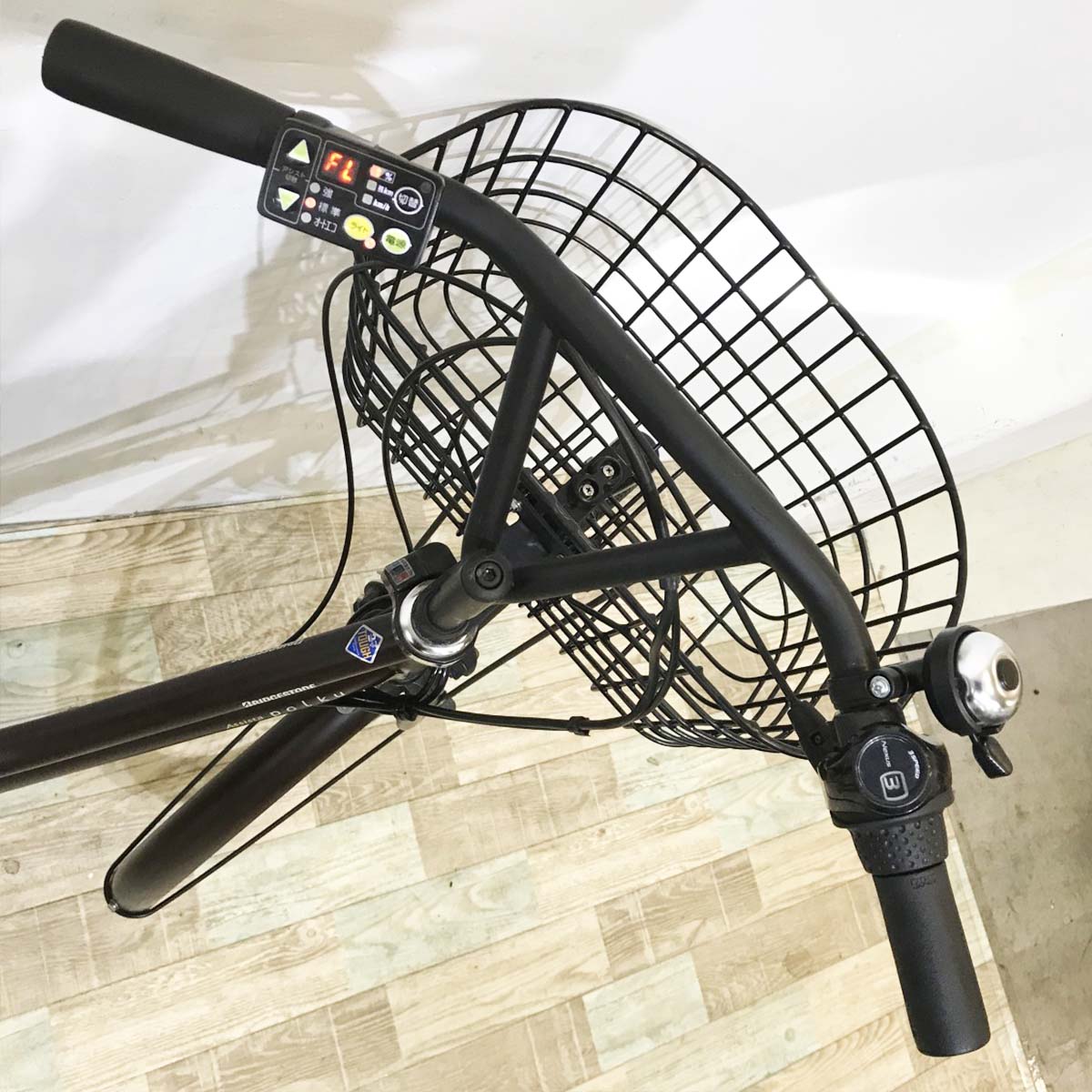 中古電動自転車 ブリヂストン アシスタポルク ブラウン 26インチ KK019