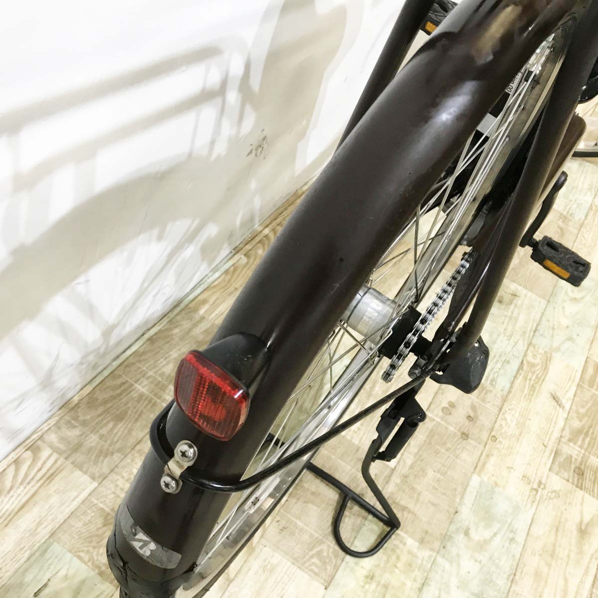 中古電動自転車 ブリヂストン アシスタポルク ブラウン 26インチ KK019