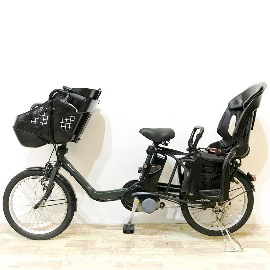 中古電動自転車 パナソニック ギュットミニDX グリーン 20インチ KK021
