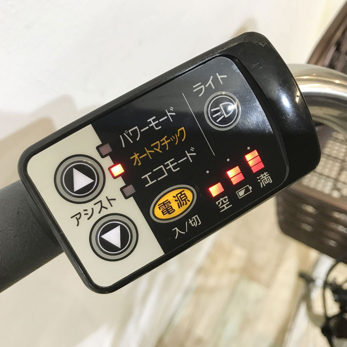 中古電動自転車 パナソニック ビビTX ブラウン 26インチ KK025