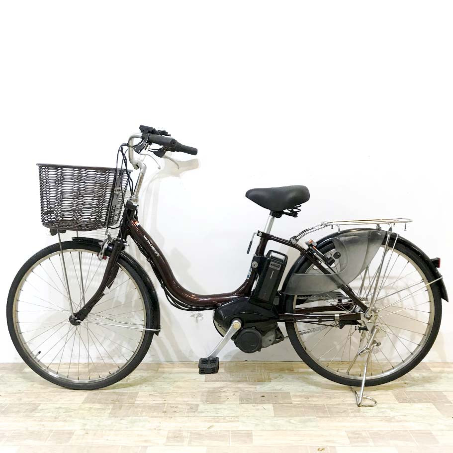 中古電動自転車 ヤマハ PAS ナチュラL ブラウン 24インチ KK029