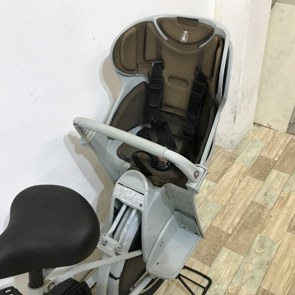 中古電動自転車 ブリヂストン ビッケ2e グレー 20インチ KK037