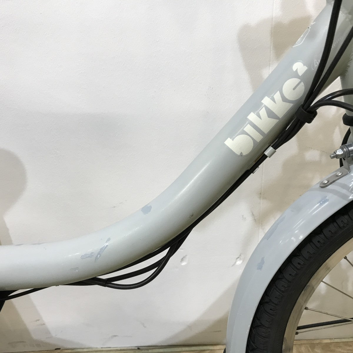 中古電動自転車 ブリヂストン ビッケ2e グレー 20インチ KK037