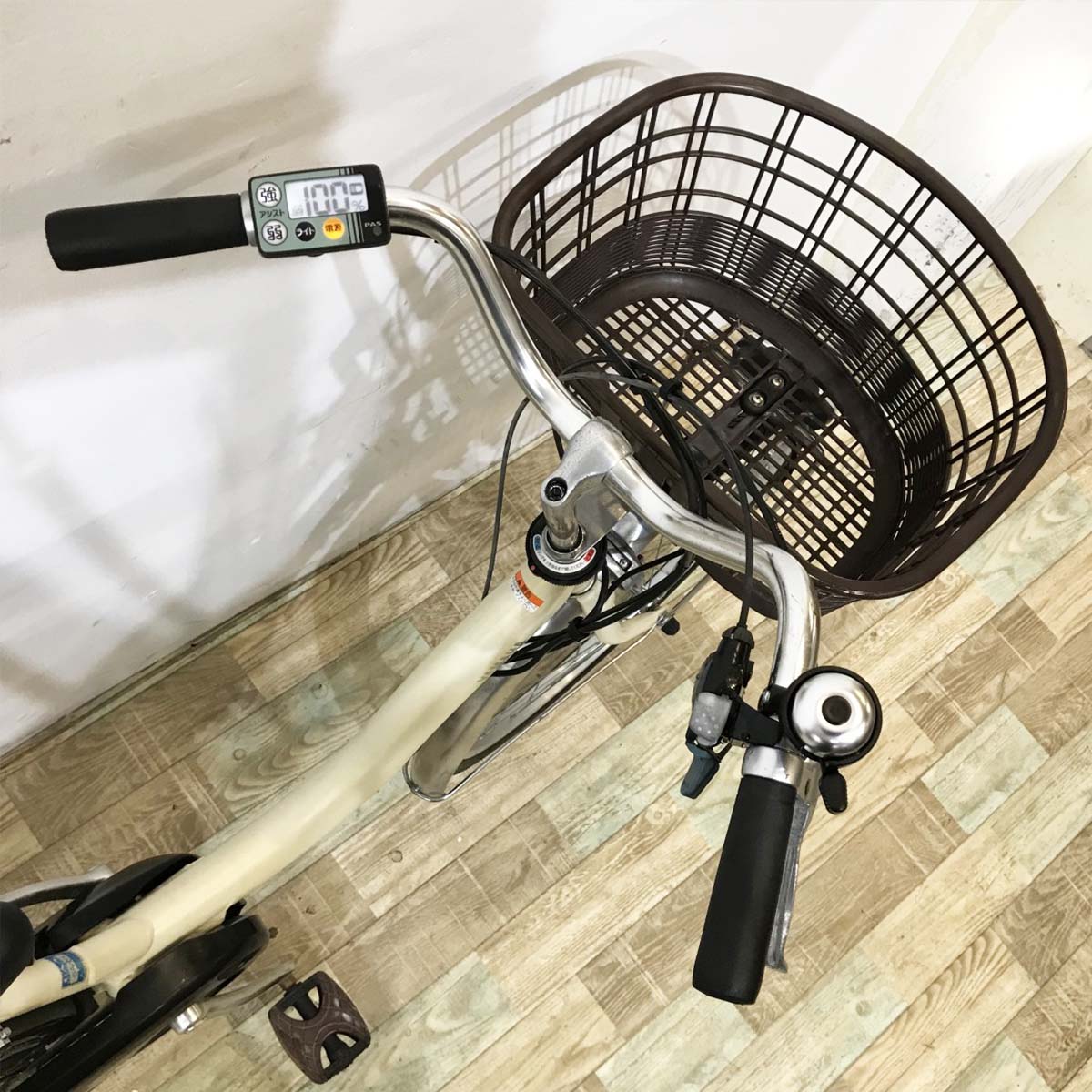 中古電動自転車 ヤマハ PAS シオンU ベージュ 24インチ KK040