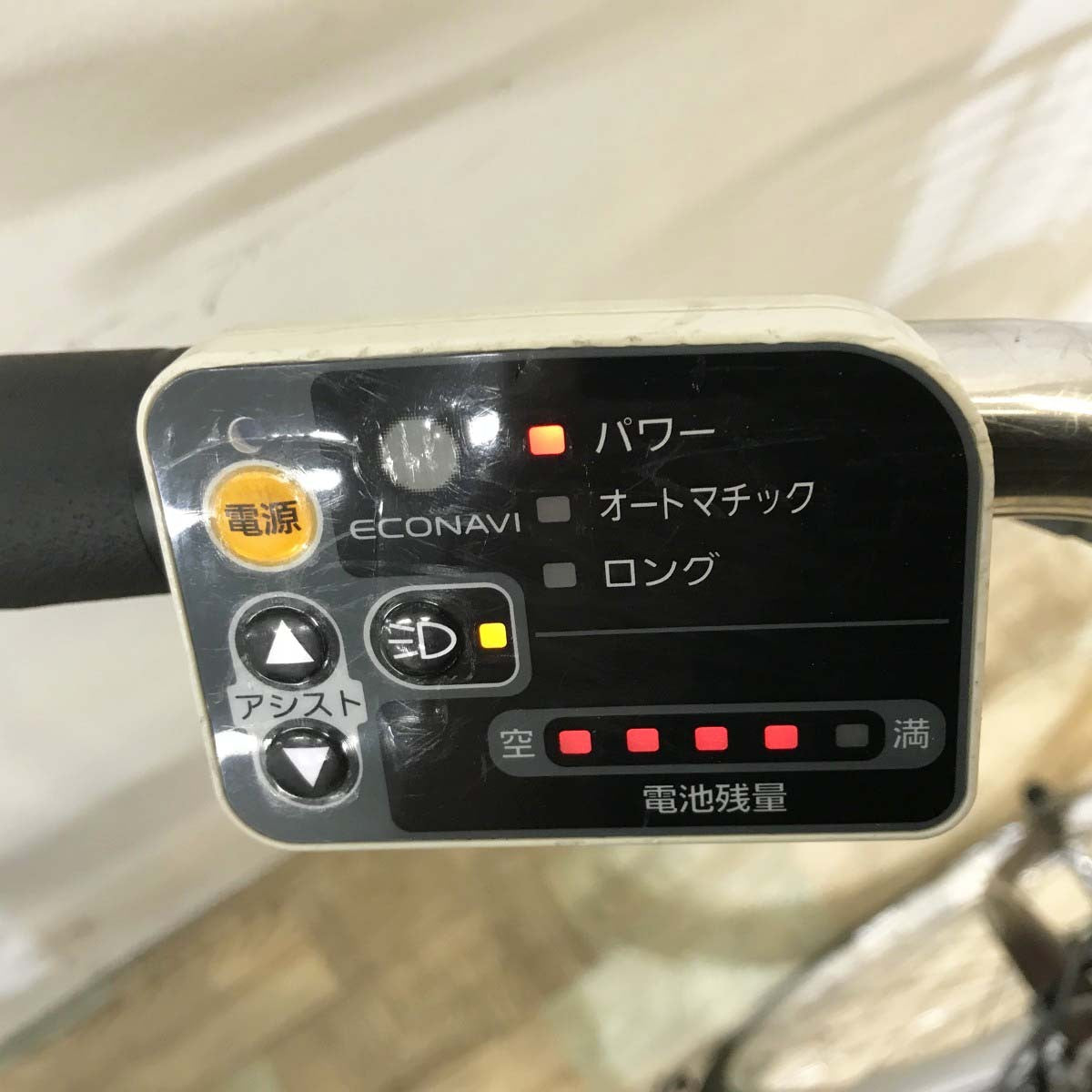 中古電動自転車 パナソニック ビビライトU ブラウン 24インチ KK041