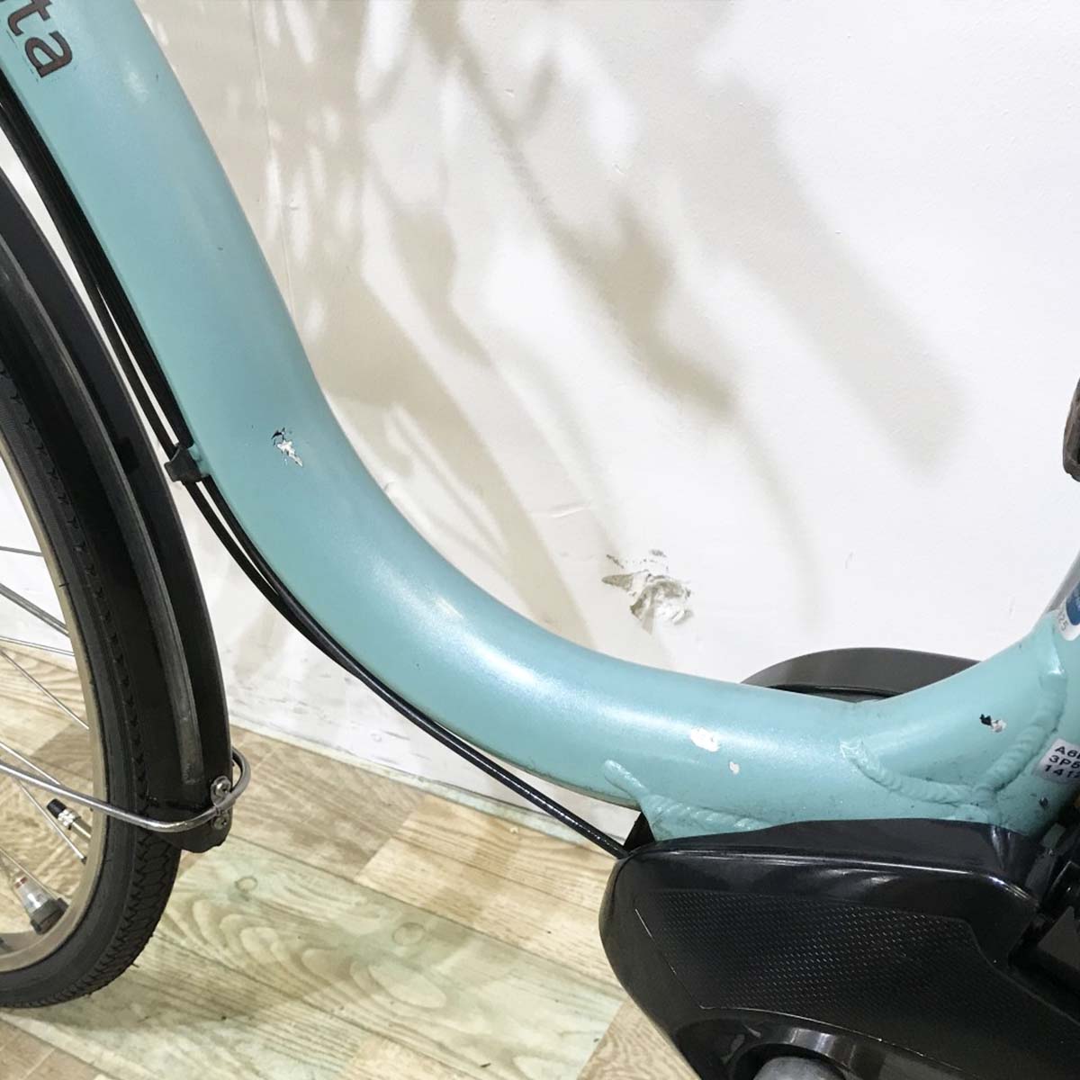 中古電動自転車 ブリヂストン アシスタDX グリーン 26インチ KK044