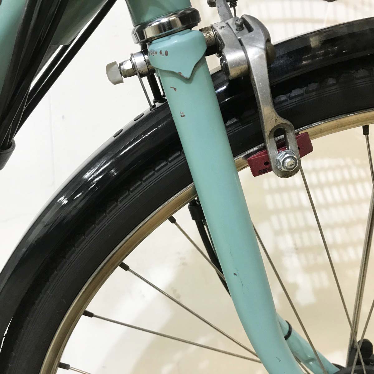 ブリヂストン アシスタDX グリーン 26インチ KK044 【中古車】