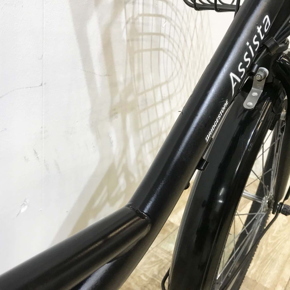 ブリヂストン アシスタベーシックミニ ブラック 20×18インチ KK047 【中古車】
