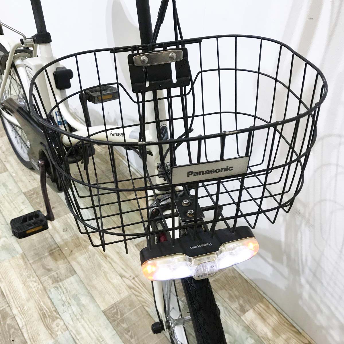 中古電動自転車 パナソニック シュガードロップ ホワイト 20インチ KK048