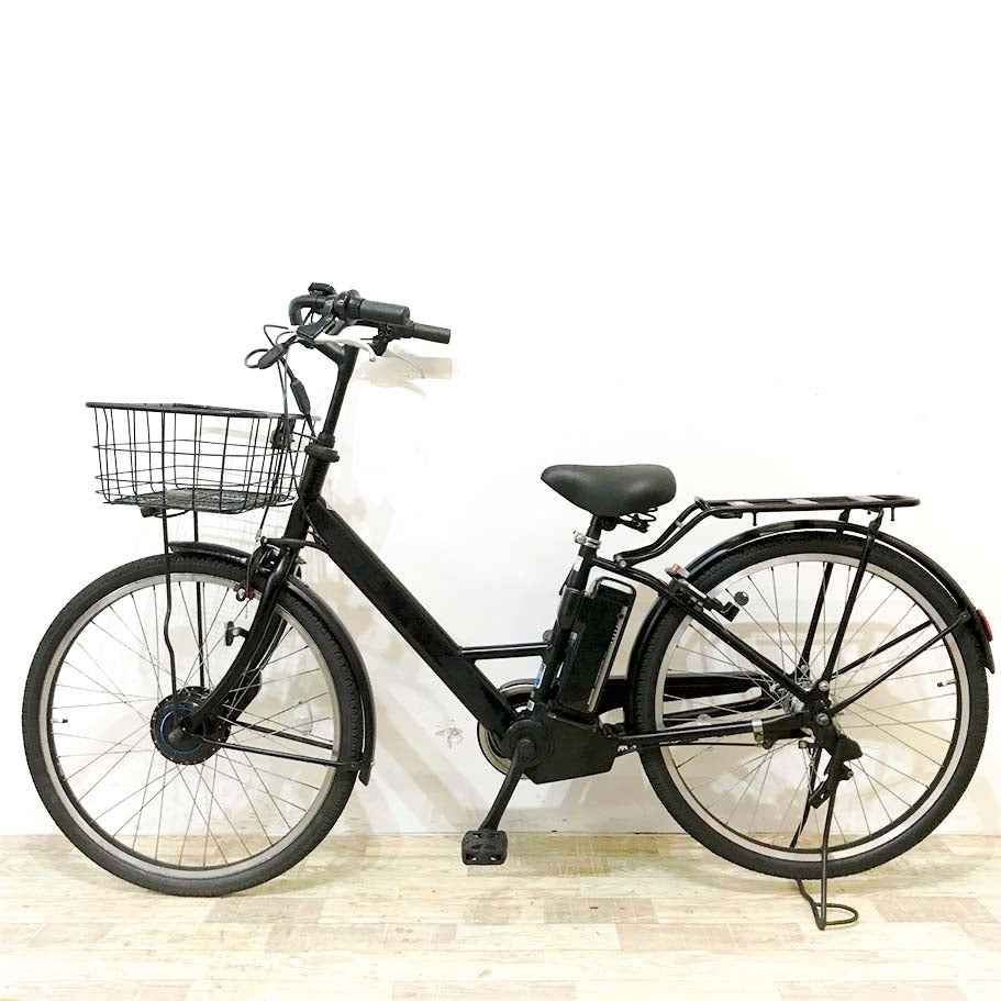 中古電動自転車 ブリヂストン ステップクルーズ ブラック 26インチ KK049