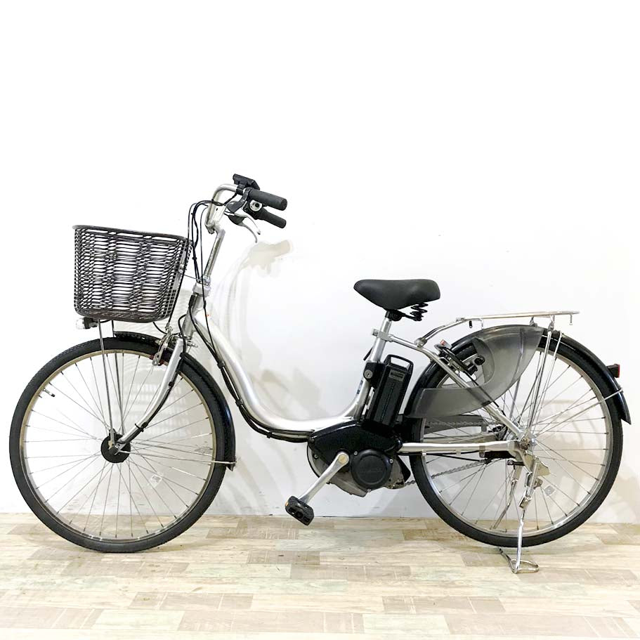 中古電動自転車 ヤマハ PAS ナチュラL シルバー 24インチ KK051