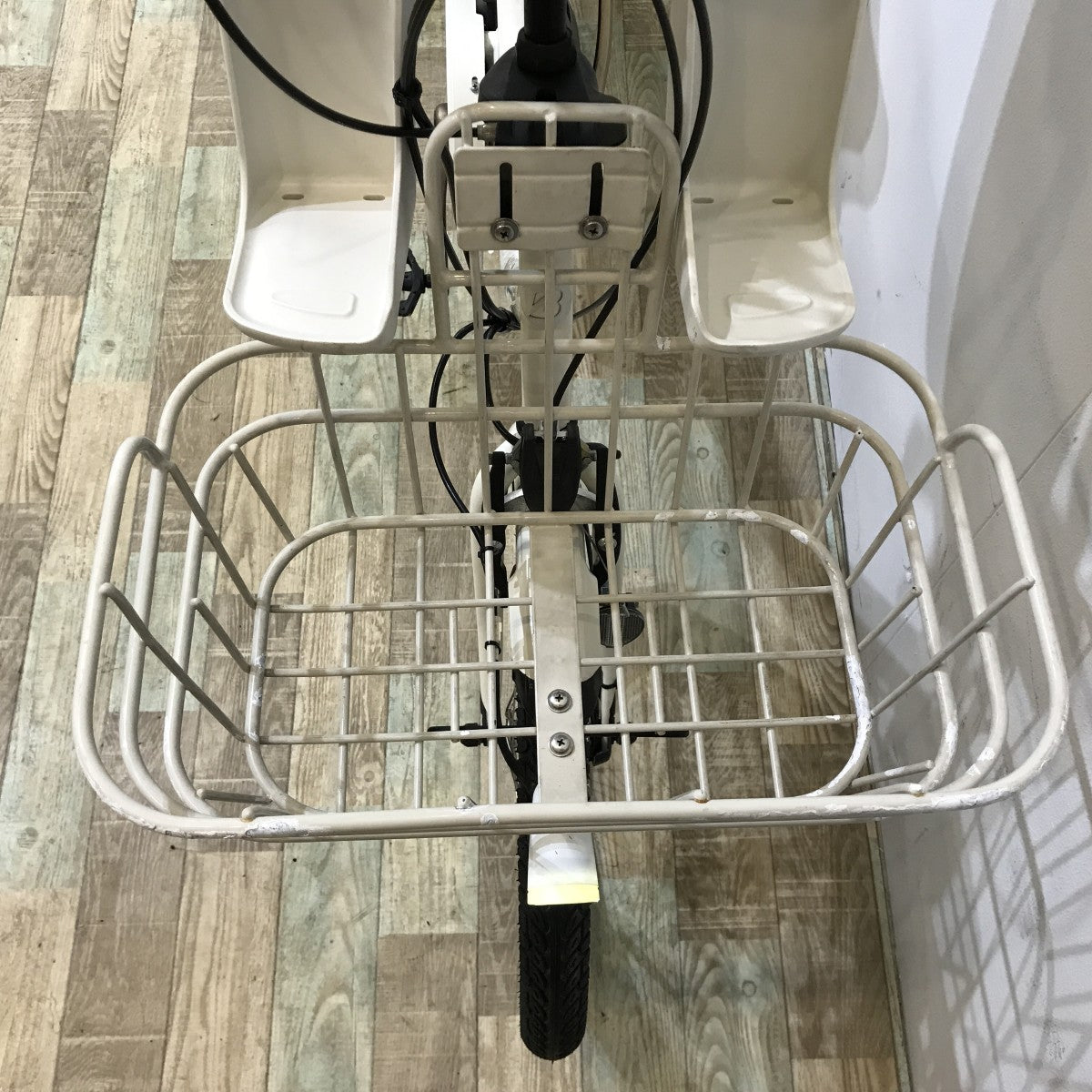 中古電動自転車 ブリヂストン ビッケ2e ホワイト 20インチ KK052