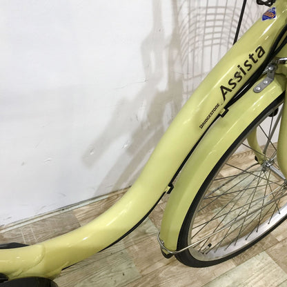 ブリヂストン アシスタベーシック イエロー 26インチ KK057 【中古車】