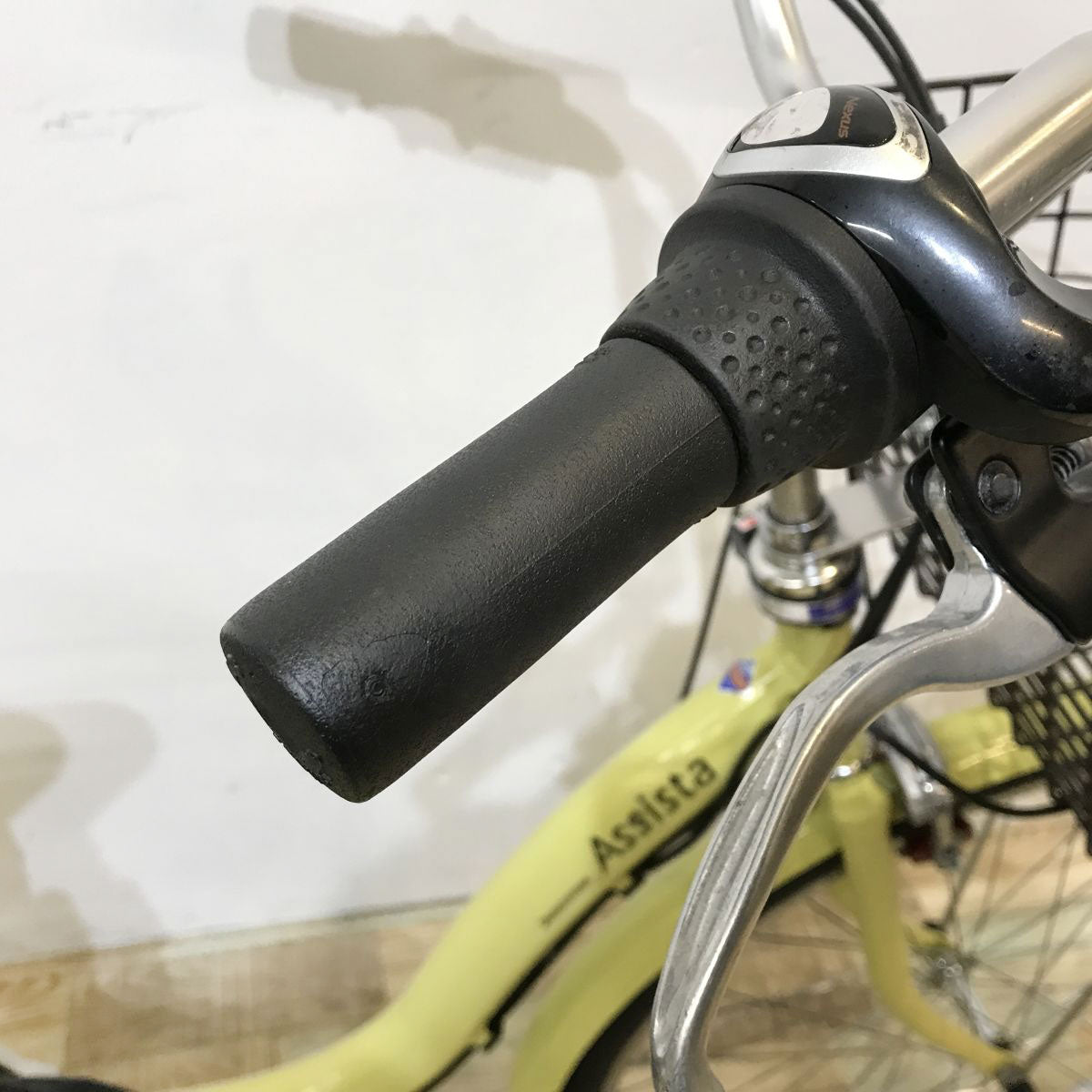 中古電動自転車 ブリヂストン アシスタベーシック イエロー 26インチ KK057