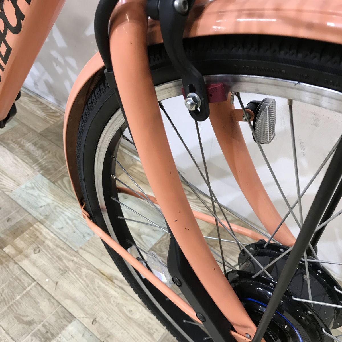 中古電動自転車 ブリヂストン ステップクルーズe ピンク 26インチ KK062