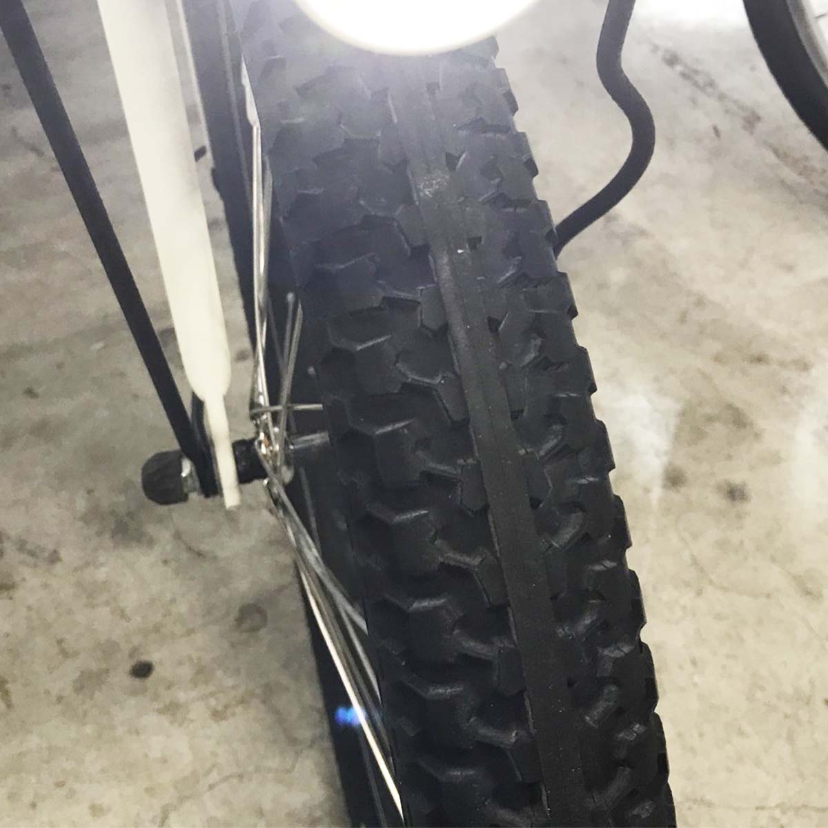 ブリヂストン ビッケ2e ホワイト 20インチ KK065 【中古車】