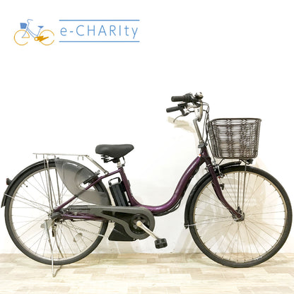 ヤマハ PAS ナチュラS パープル 26インチ KK069 【中古車】