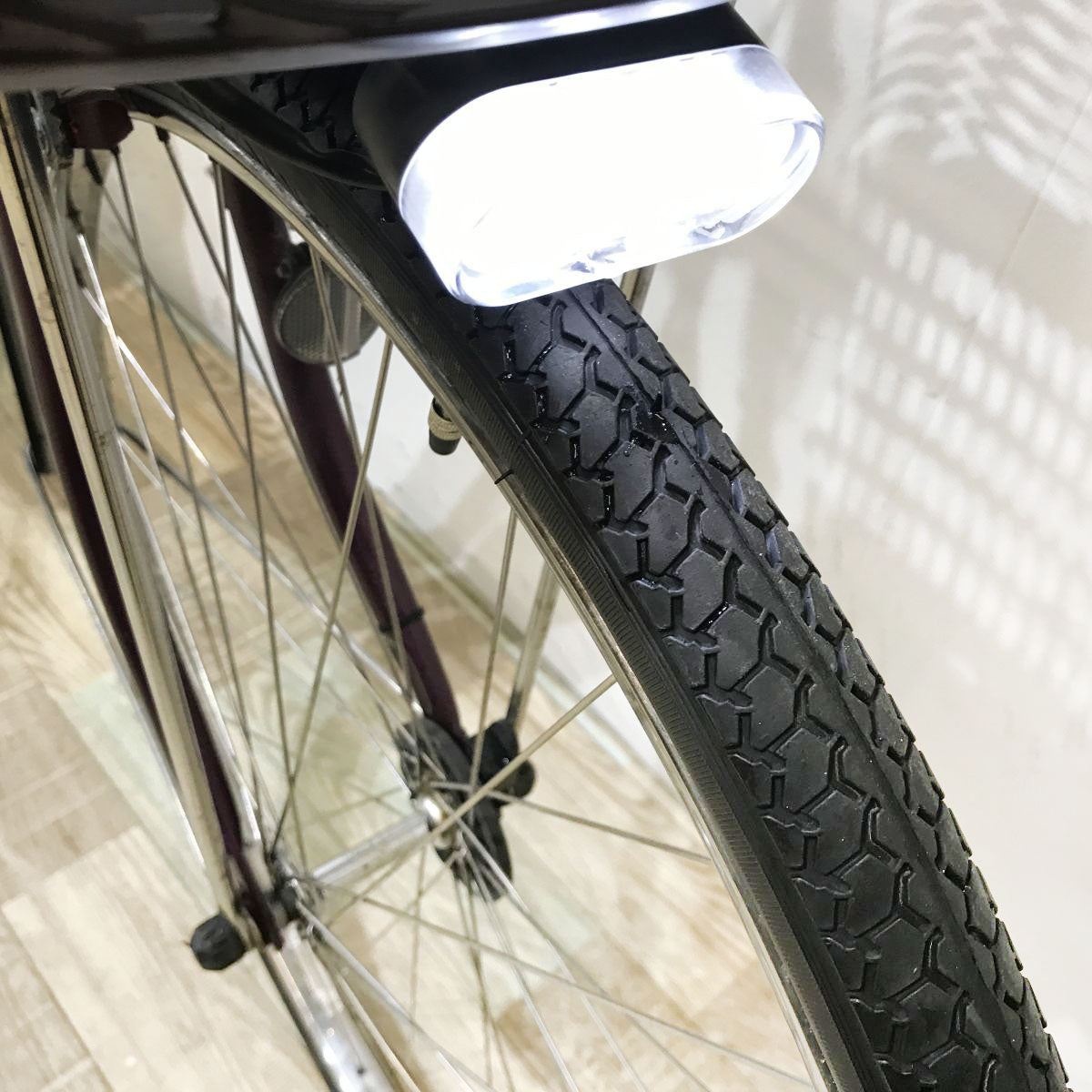 中古電動自転車 ヤマハ PAS ナチュラS パープル 26インチ KK069
