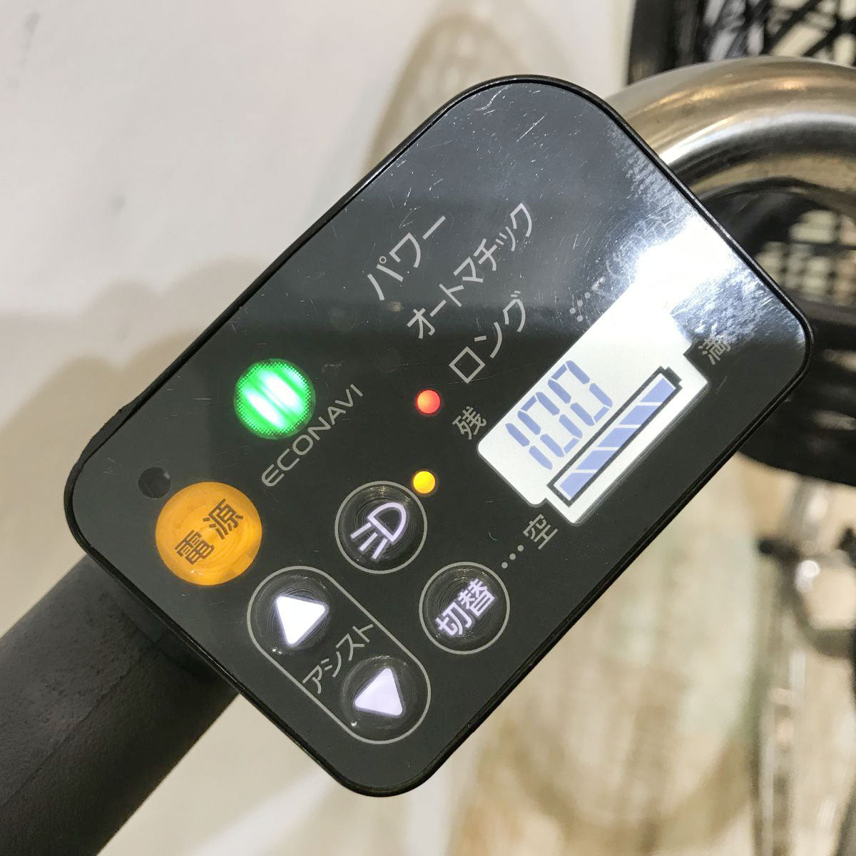 中古電動自転車 パナソニック ビビDX パープル 26インチ KK070