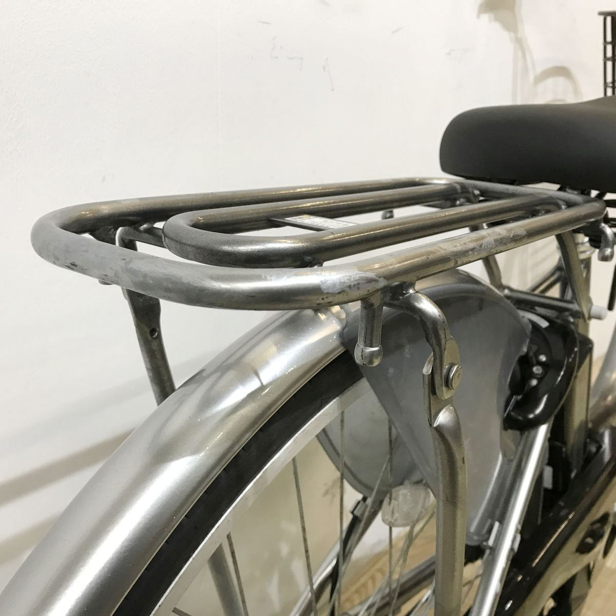 中古電動自転車 ブリヂストン アシスタファイン シルバー 26インチ KK071