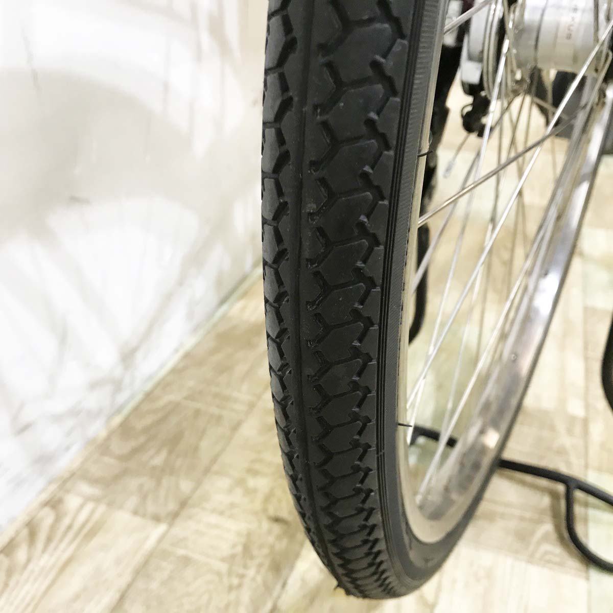 中古電動自転車 ヤマハ PAS アミ レッド 26インチ KK072