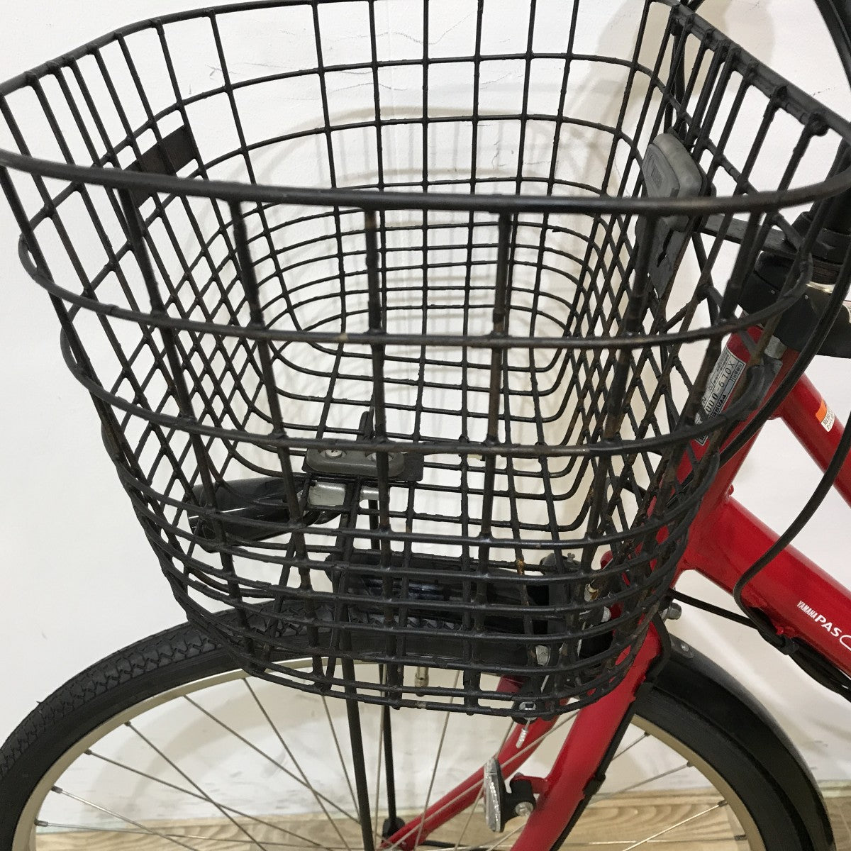 中古電動自転車 ヤマハ PAS アミ レッド 26インチ KK072