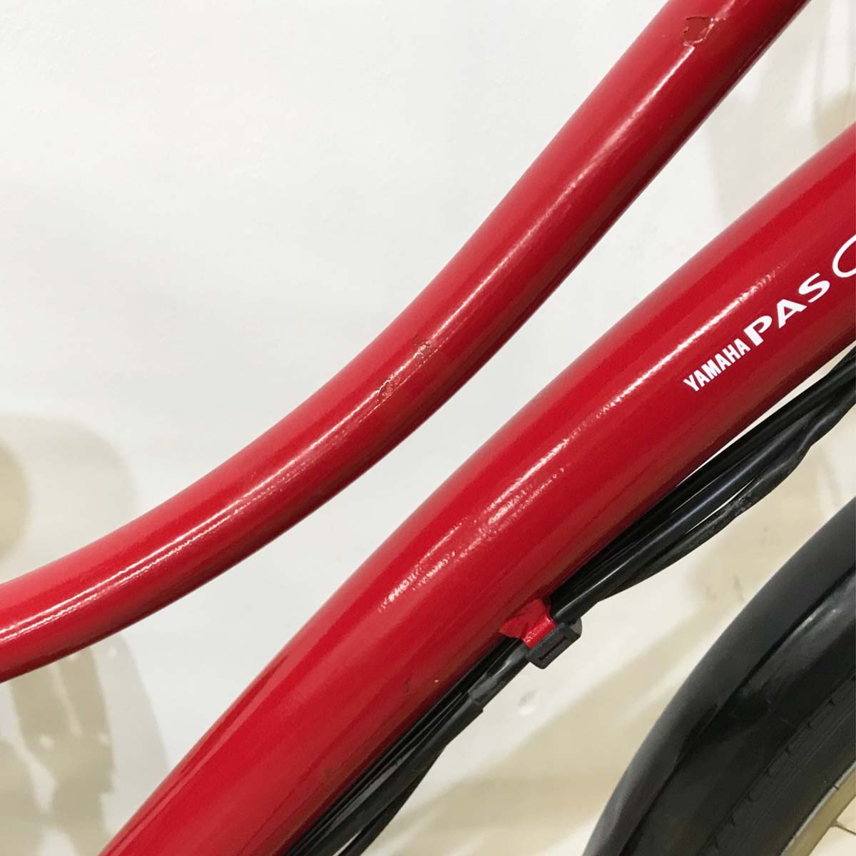 中古電動自転車 ヤマハ PAS アミ レッド 26インチ KK072