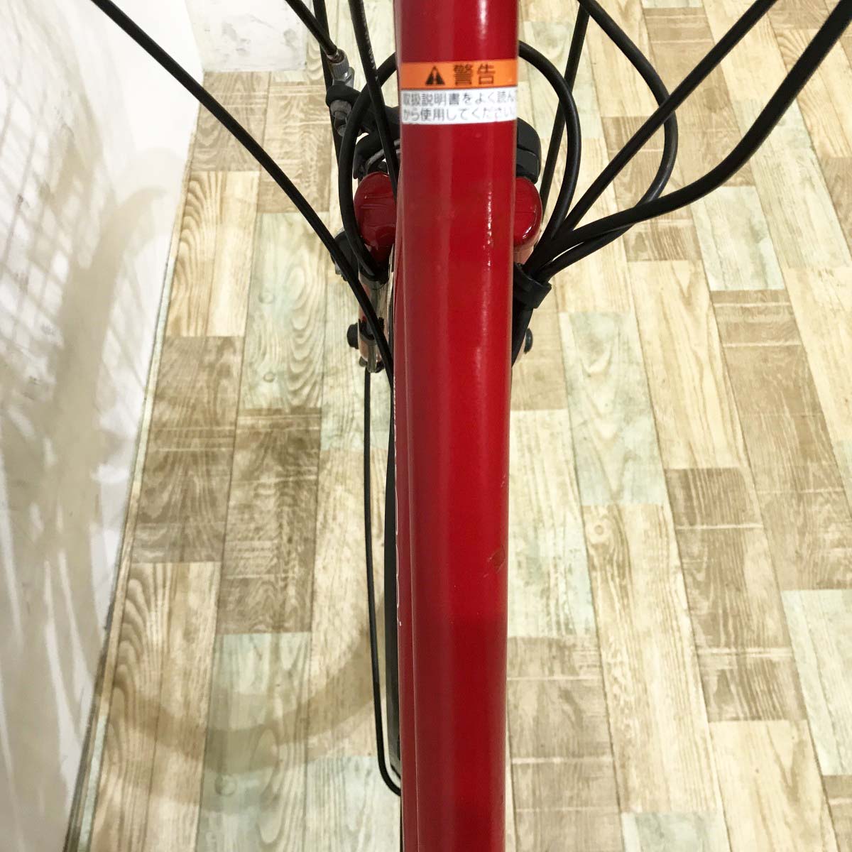 中古電動自転車 ヤマハ PAS アミ レッド 26インチ KK072