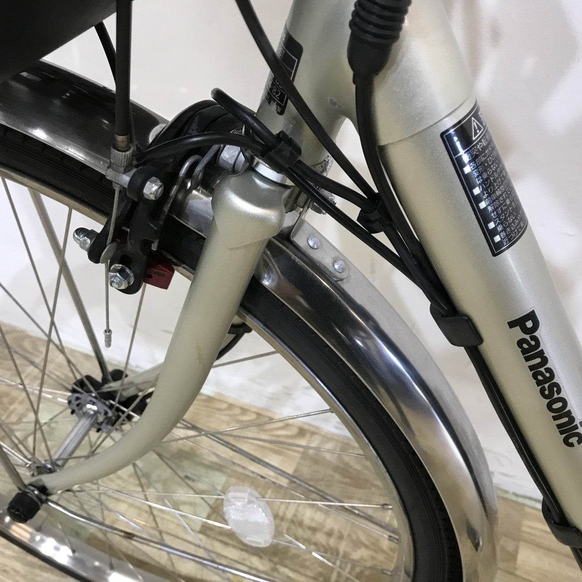 中古電動自転車 パナソニック ビビEX ゴールド 26インチ KK079