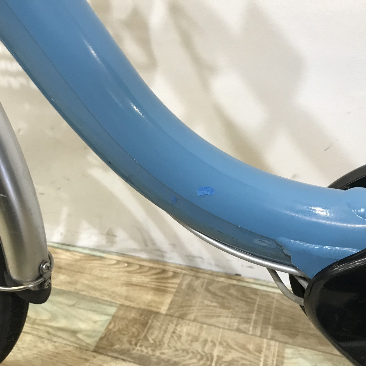 中古電動自転車 パナソニック ビビLU  ブルー 26インチ KK080