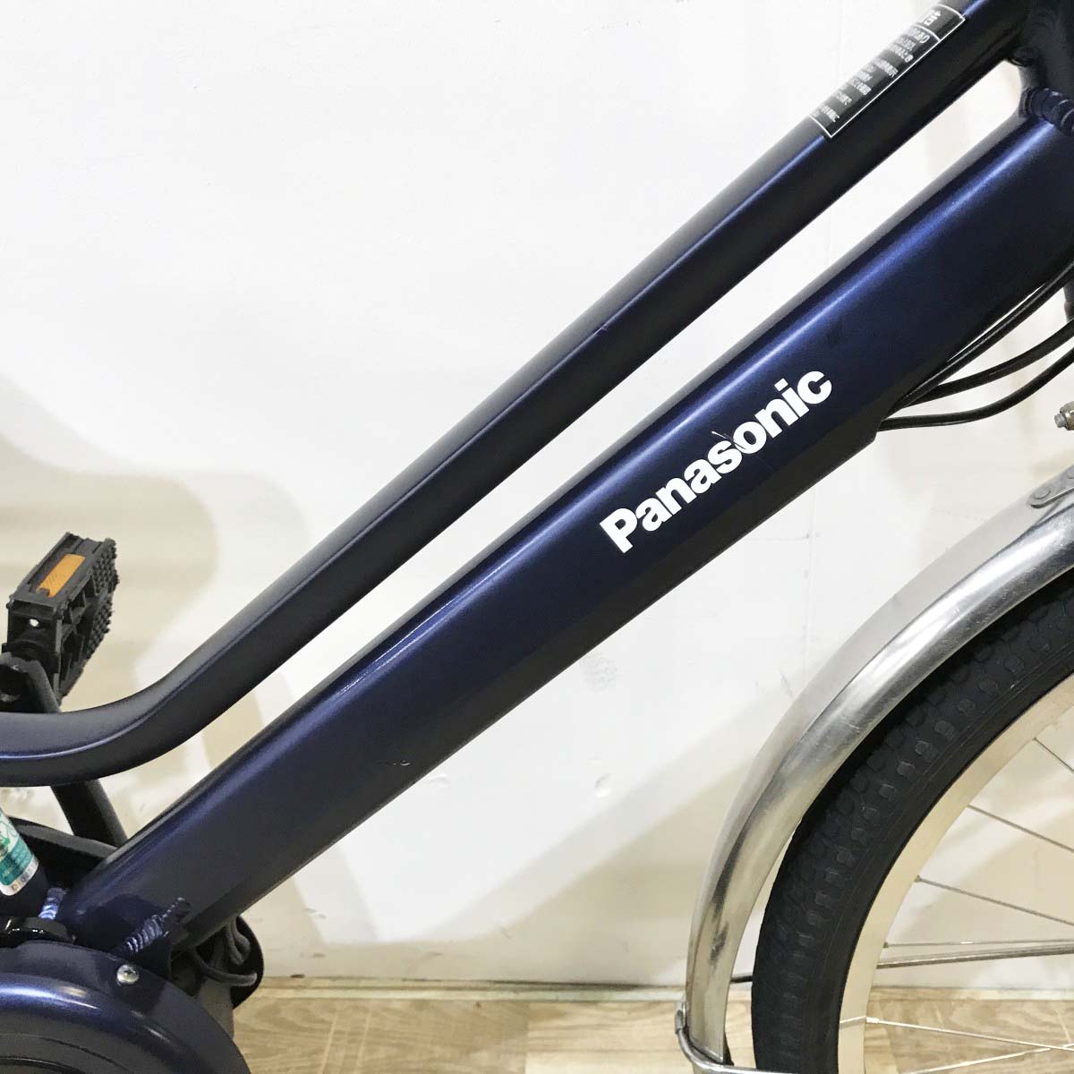 中古電動自転車 パナソニック ティモS ネイビー 26インチ KK087