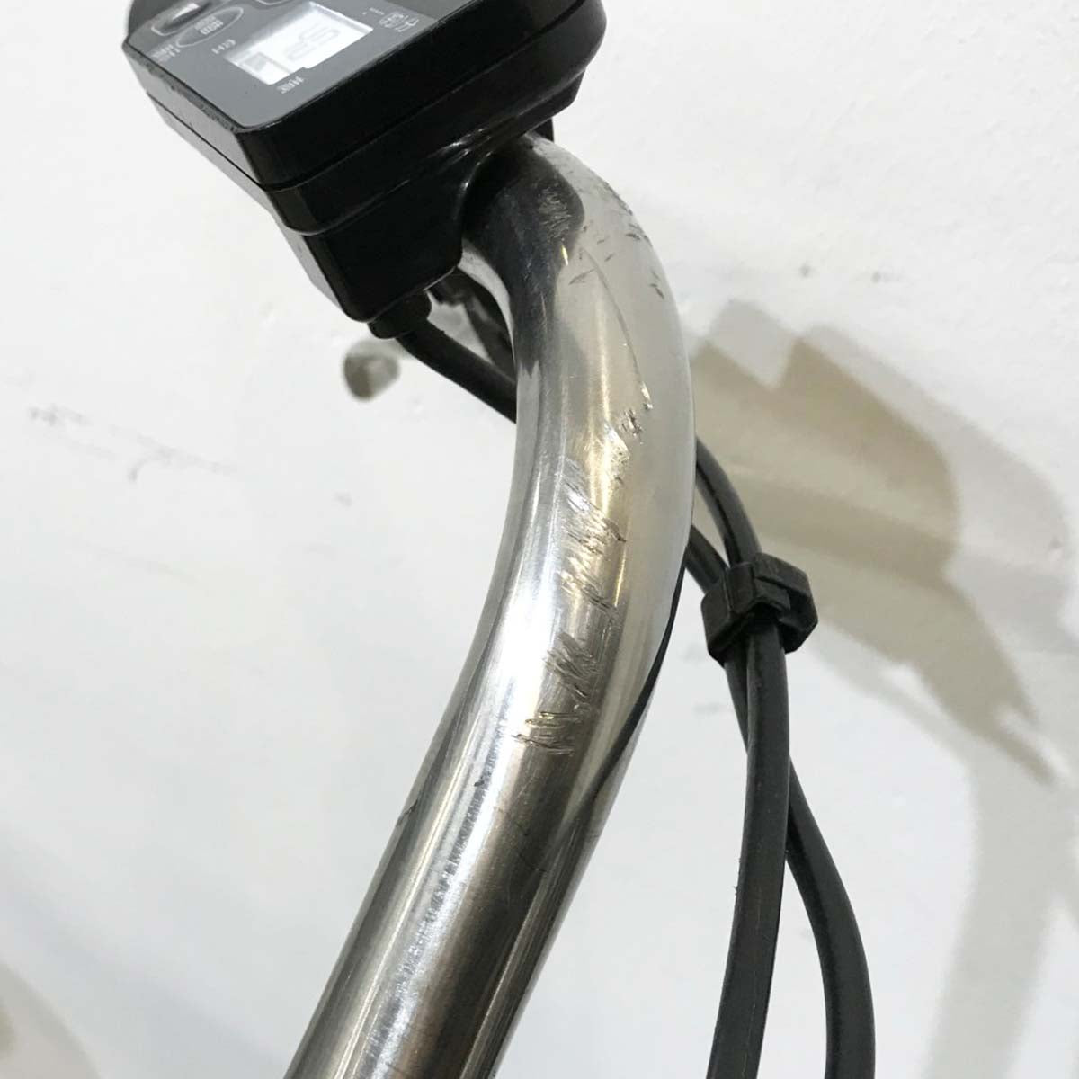 中古電動自転車 パナソニック ビビDX シルバー 26インチ KK088