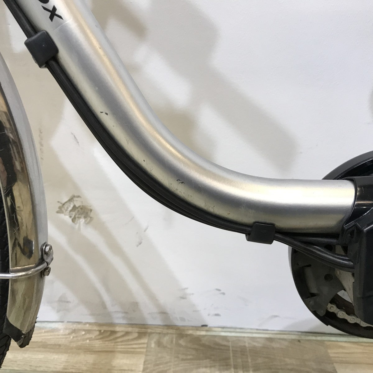 中古電動自転車 パナソニック ビビDX シルバー 26インチ KK088