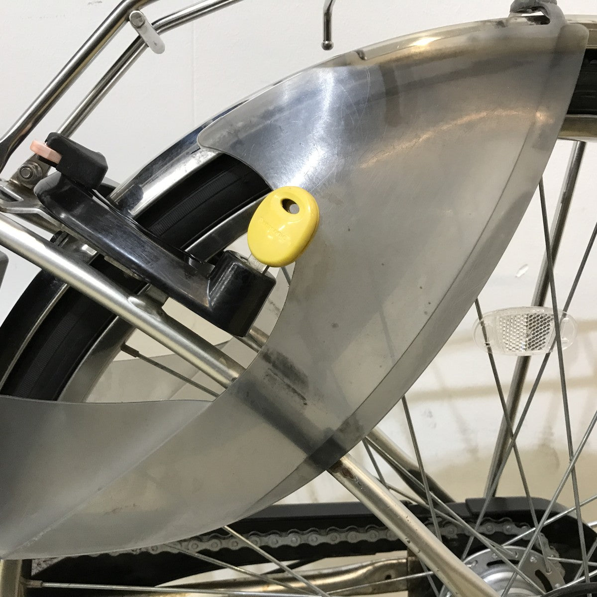中古電動自転車 パナソニック ビビDX シルバー 26インチ KK088
