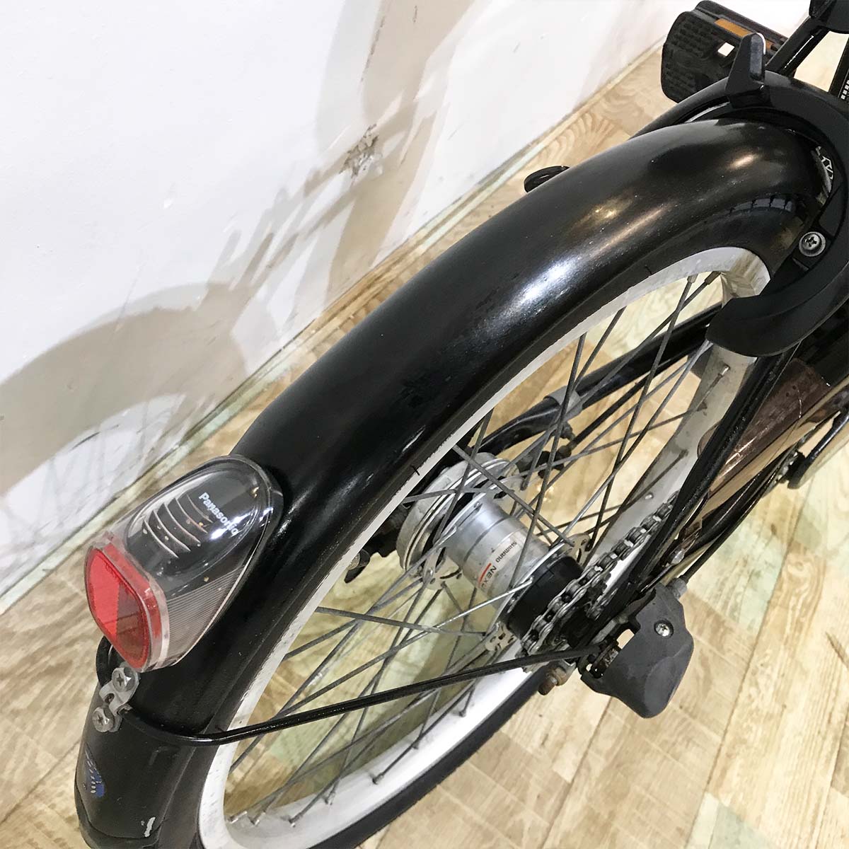 中古電動自転車 パナソニック シュガードロップ ブラック 20インチ KK093