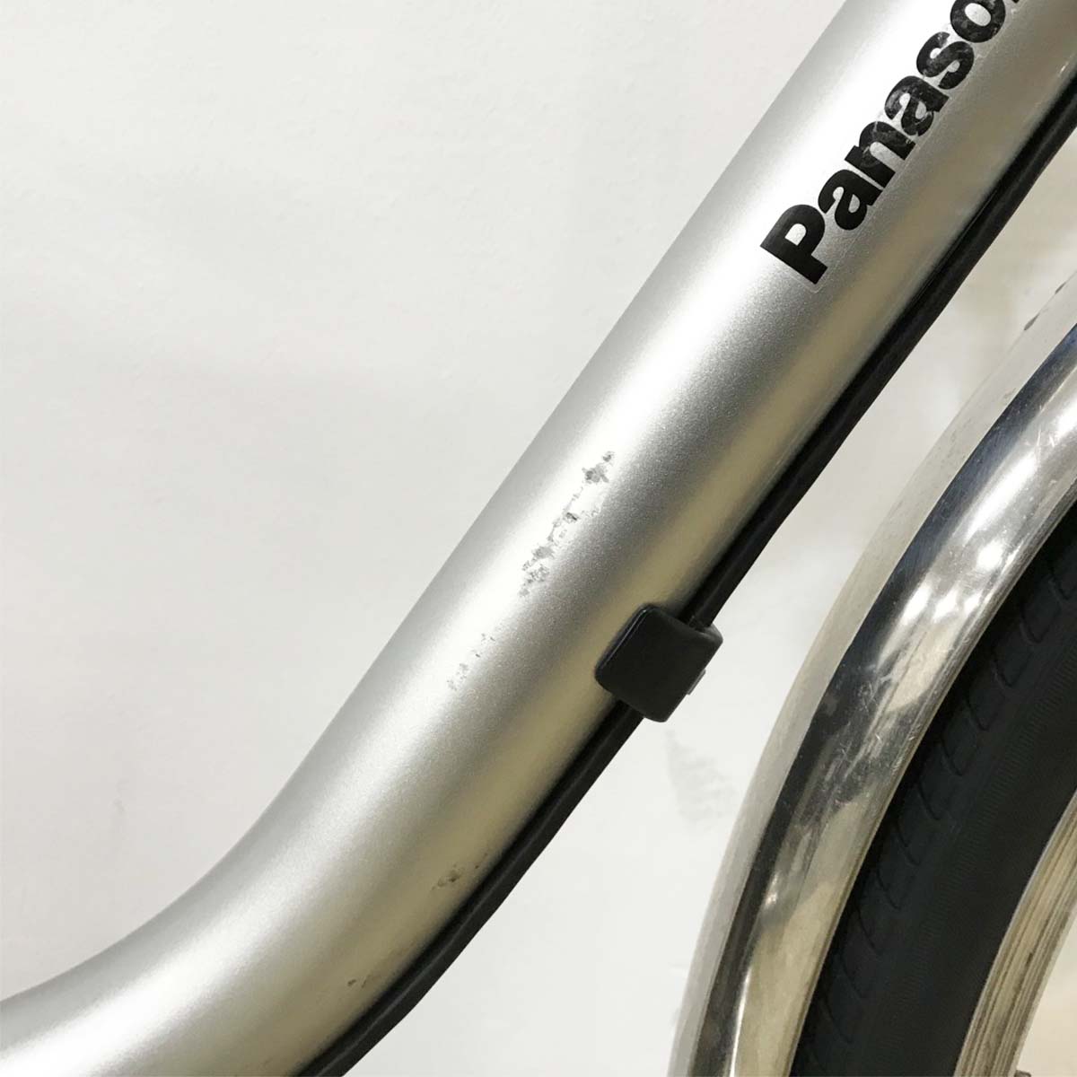 中古電動自転車 パナソニック ビビTX シルバー 26インチ KK097