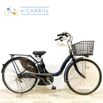 ヤマハ PAS ナチュラL DX ネイビー 26インチ KK098 【中古車】