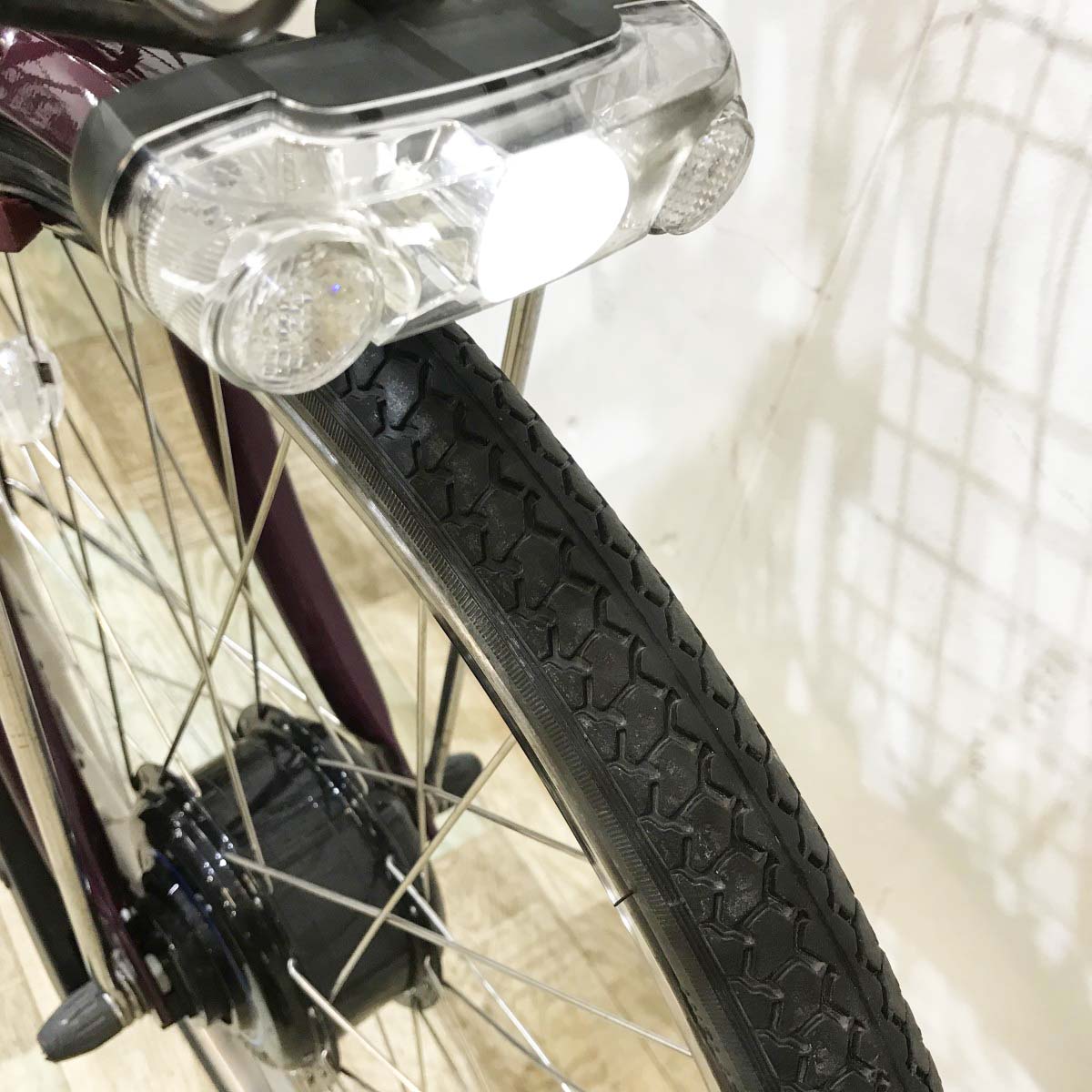 中古電動自転車 ブリヂストン フロンティア パープル 24インチ KK099