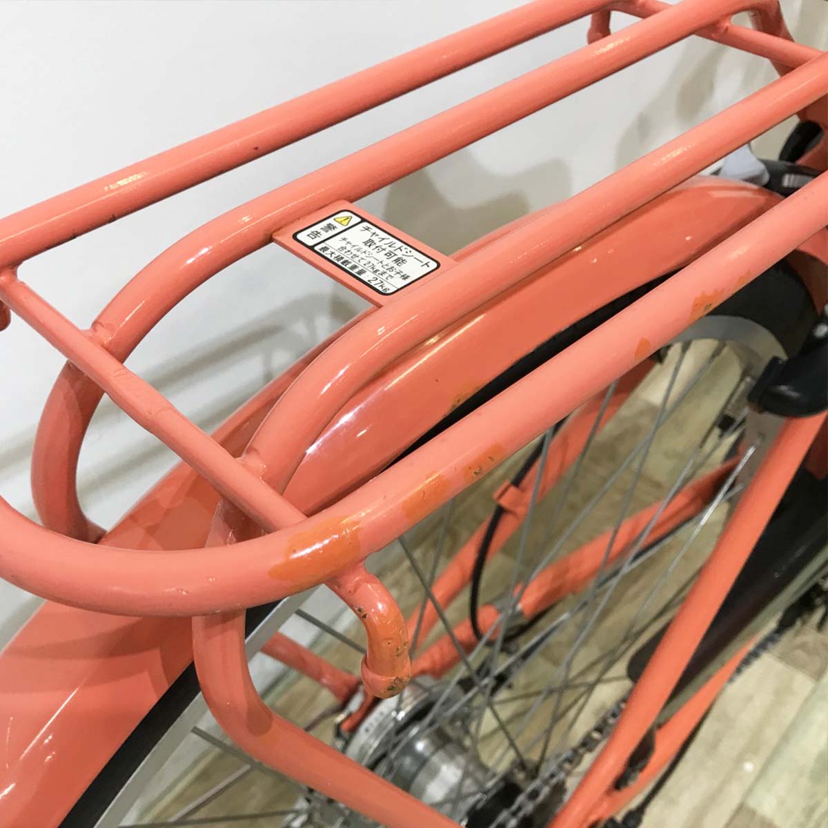 ブリヂストン アシスタベーシック オレンジ 26インチ KK101 【中古車】