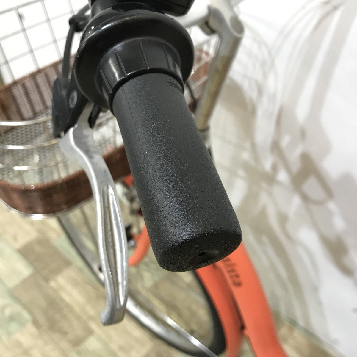 中古電動自転車 ブリヂストン アシスタベーシック オレンジ 26インチ KK101