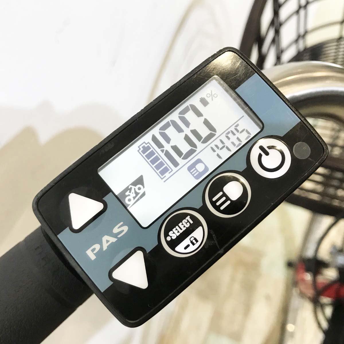 中古電動自転車 ヤマハ PAS ウィズ レッド 26インチ KK103